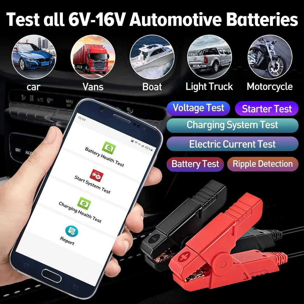 USA EU Lager LAUNCH BST360 Autobatterietester Anlasstest Lasttest 12V Batterieanalysator