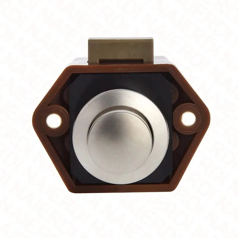 10PCS NAIERDI Camper Car Push Lock 20mm/26mm RV Caravan Boat Motor Home Cabinet Drawer Latch Button Locks For Furniture Hardware