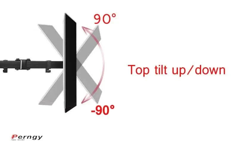 D-MOUNT MS02 9.9kg pro Kopf voll bewegliche 360° drehbare Halterung für zwei 10"-27" Monitore, Tischhalterung, langer Arm mit Klemme und Kabeldurchführung