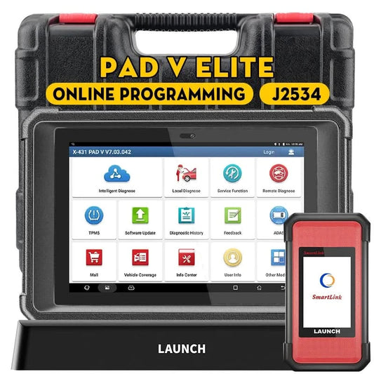 USA EU Warehouse LAUNCH X431 PAD5 V Elite Auto ECU Programming Diagnostic Tool with 60+ Services
