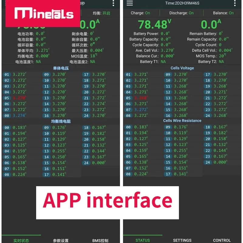 Jikong JK BMS 4S 5S 6S 7S 8S 200A Smart BMS 2A Aktiver Energieausgleich Eingebautes Bluetooth APP Unterstützung LCD 12V 24V 3S BMS