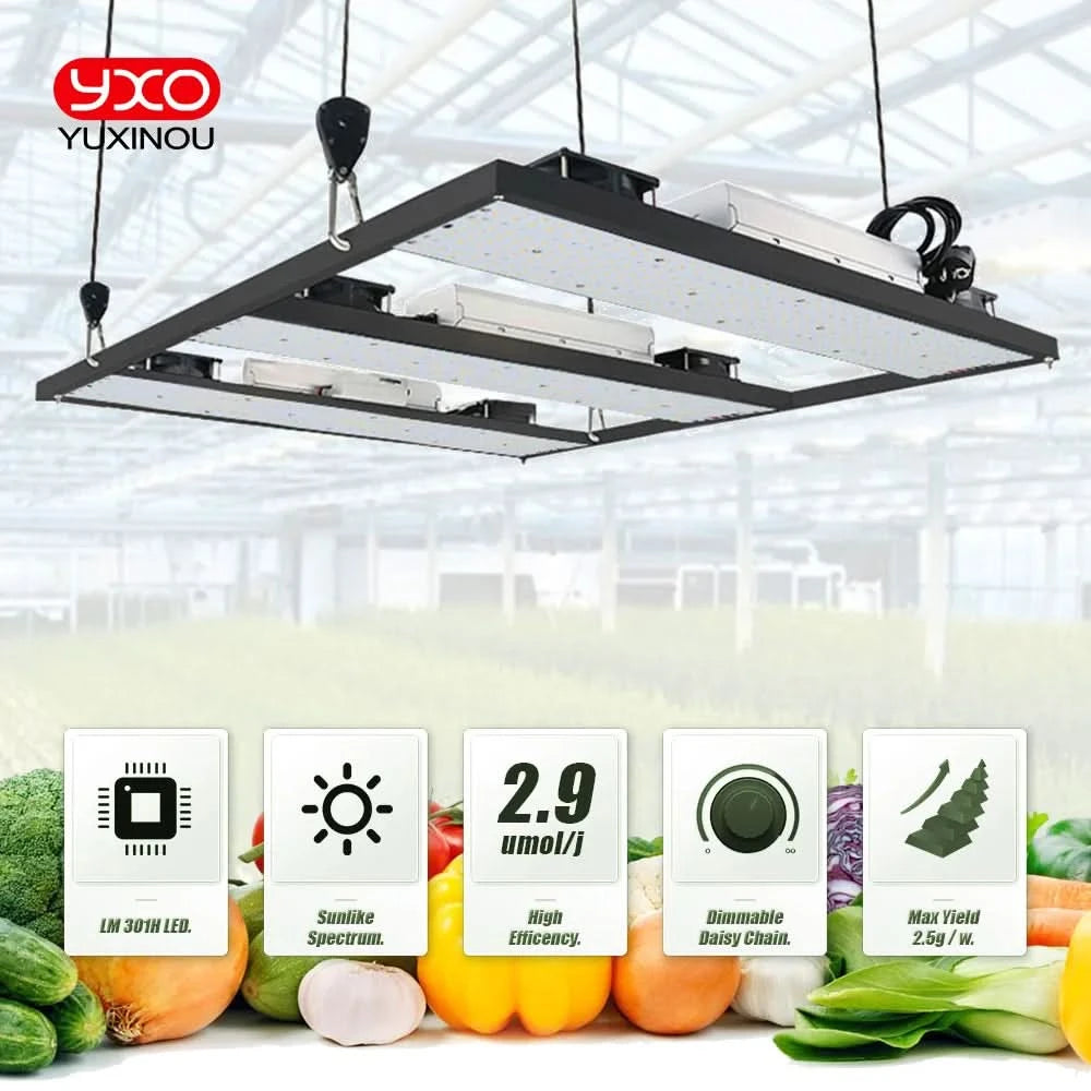 LM301H LED Grow Light V3 Board With Meanwell Driver 240W 480W 720W 3000K/3500K 660NM UV IR Growbox For Plants Veg Bloom