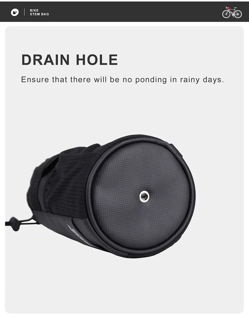 Rhinowalk Bicycle Bag Cycling Water Bottle Carrier Pouch MTB Bike Insulated Kettle Bag Riding Handlebar 1pc or 2pcs Accessories