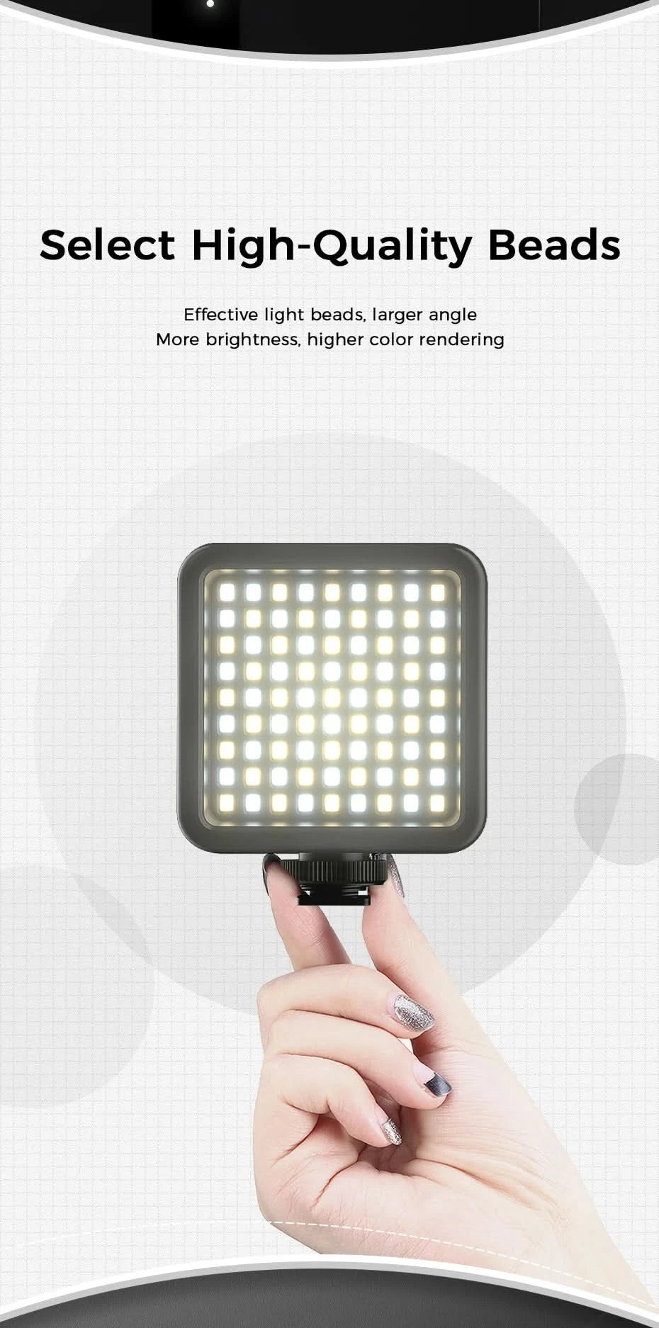 Ulanzi VIJIM VL81 VL200 3200k-5600K Dimmbare Mini-LED-Videoleuchte für Smartphone-SLR-Kameras, wiederaufladbar, Vlog, 3000mAh, Aufhelllicht