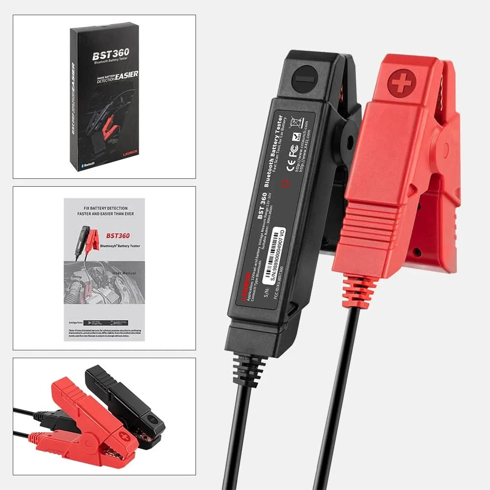 US EU Lager BST360 BT Batterietester 12V Auto Motorrad Batterietester Last Anlasser Lade Tester
