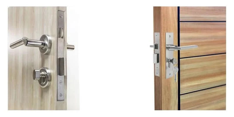 Do Brasil RAYKUBE Black K7 Pro+ Tuya Bluetooth Biometric Fingerprint Door Lock Smart Digital Lock Tuya App Unlock Keyless Lock
