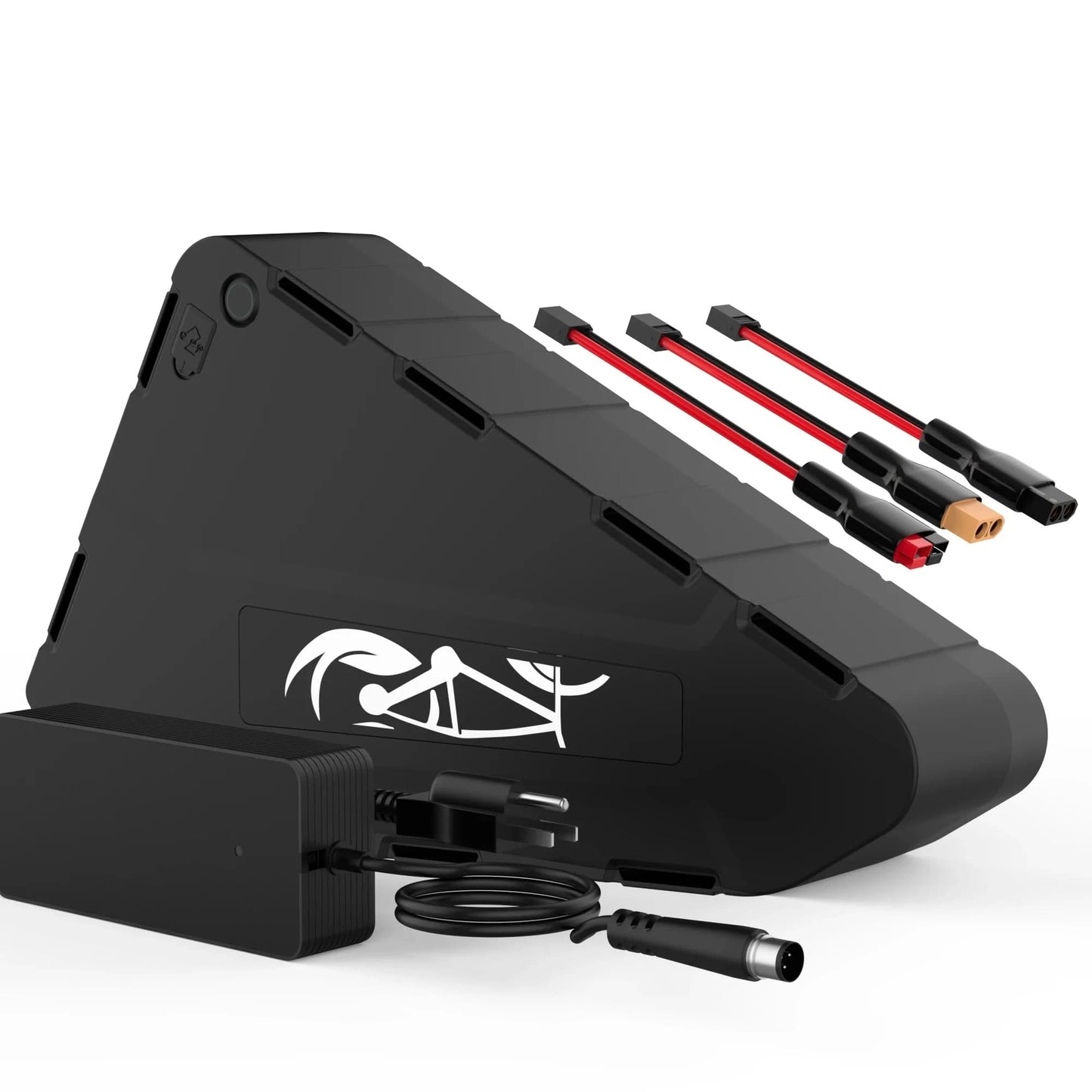 US EU Stock Triangle Electric Bicycle Battery 52V 30Ah 72V 20Ah Lithium Battery for Electric Cargo Bike Trikes Fat Tire E-bike