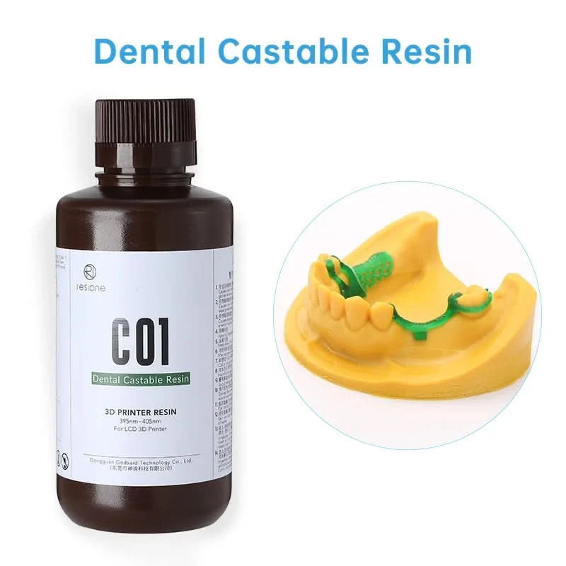 Resione Elastic Model Dentalharz Gießharz für 3D-Drucker für Elegoo Anycubic Harz 405nm UV Harz 3D-Drucker