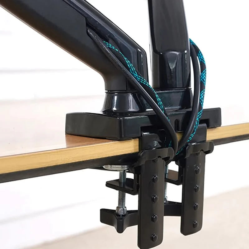 Weiße Dual-Monitorhalterung 17-30 Zoll, Halterung Belastbarkeit 2-9 kg pro Arm, NB F160