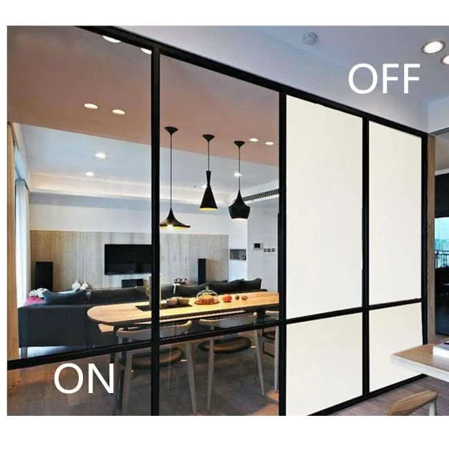 Smart Glass Privacy Window Electric Switchable Smart Glass PDLC Film Smart Film Sample