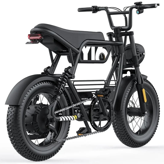 COSWHEEL Y16 Electric Bicycle 1000W Ebike Fat Tire Snow Beach Cruiser Mountain Bike 16Inches Custom E-bike Road Bike Wholesaler