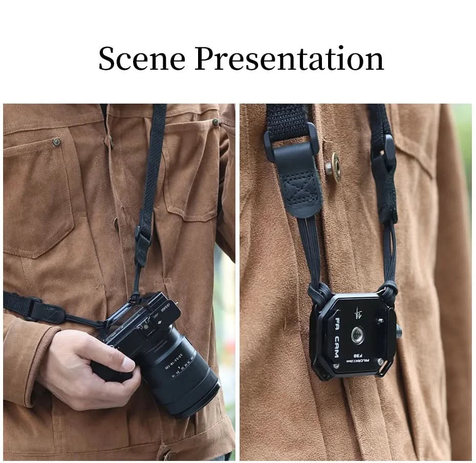 Ulanzi FALCAM F38 Universal Arca-Swiss Schnellwechselsystem Platte Klemme Schnellwechsel-Set für DSLR-Kamera Gimbal Stativ