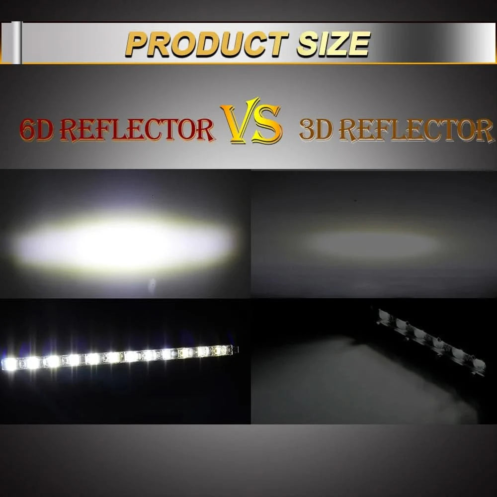 CO LIGHT 50 inch 240W Slim LED Light Bar Single Row Spot Flood Combo Beam Offroad Led Work Light 12V 24V for ATV SUV Lada Boat