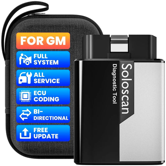 Kingbolen 2026 Soloscan Bi-directional OBD2 Code Reader for GM PK Topscan
