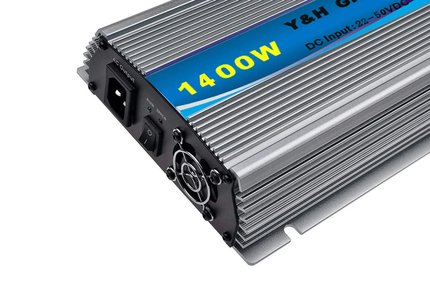 Y&H 1KW Inverter Plug And Play 1.4KW 1.3KW MPPT Solar Inverter Netzanbindung 110V 220VAC Solar Micro Inverter Reine Sinuswelle 24V/36V BAT