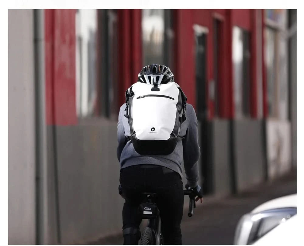 Rhinowalk Fahrradtasche & Gepäckträgertasche, 100 % wasserdicht, 27 l großes Fassungsvermögen, multifunktionale Gepäckträgertasche, Fahrradtaschen