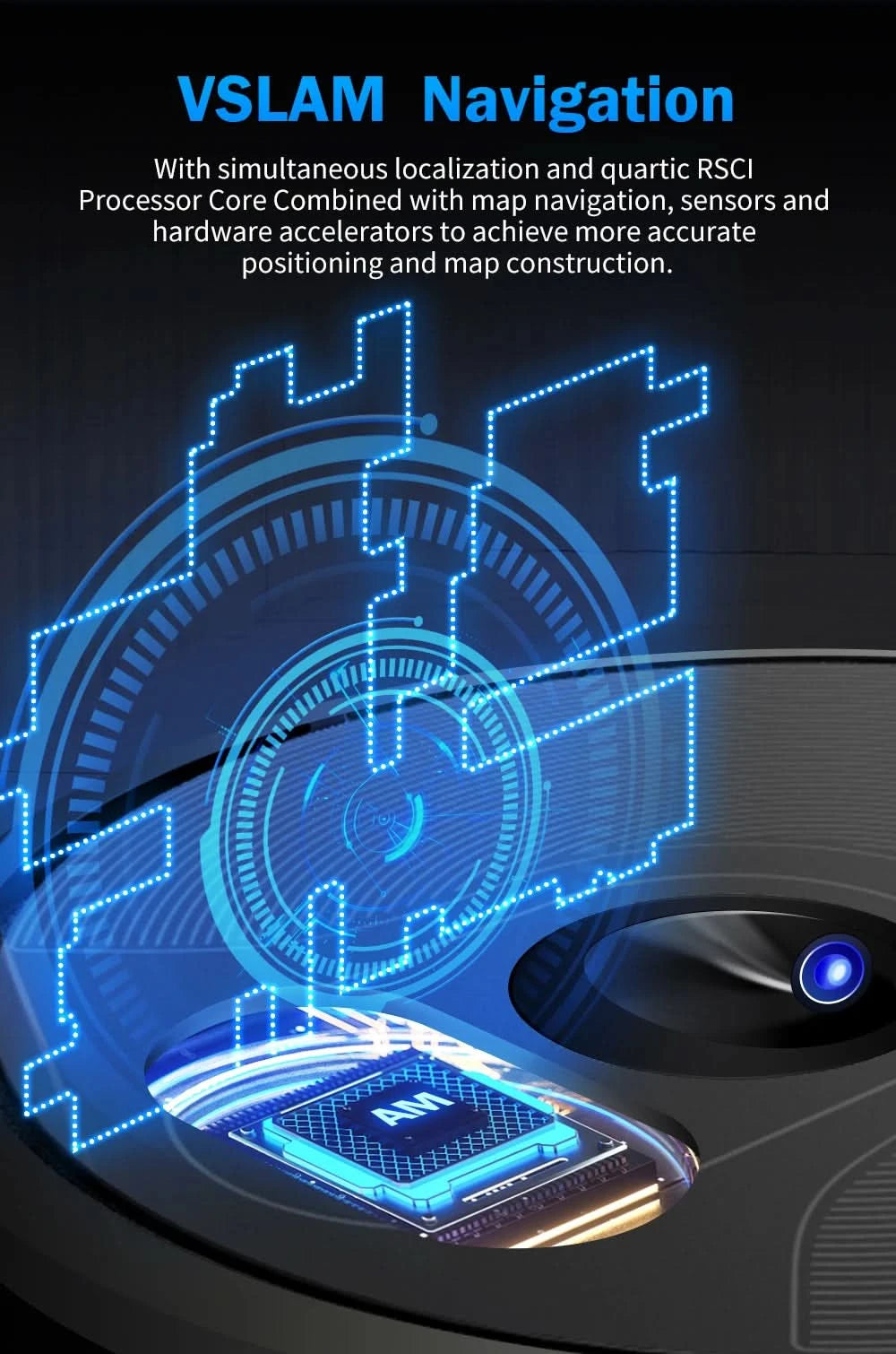 Robot Vacuum Cleaner ABIR X6 ,Visual Navigation,APP Virtual Barrier,6000PA Suction,Smart Home Mop,Floor Carpet Washing Tool