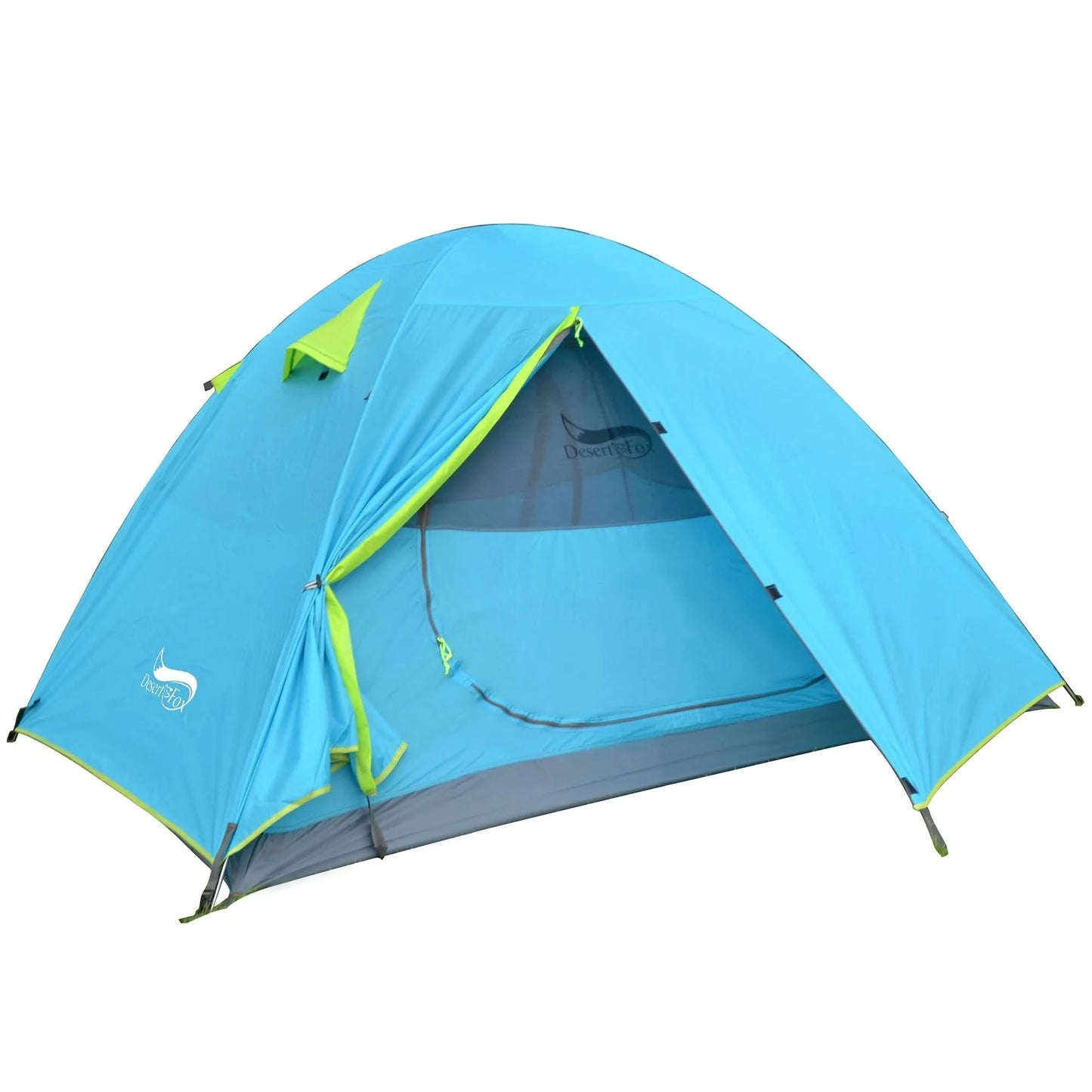 Desert&Fox 1-Personen-Wanderzelt Einzel-Campingzelte Wasserdicht Leicht Tragbares Zelt mit Tragetasche für Strand Reisen Picknick