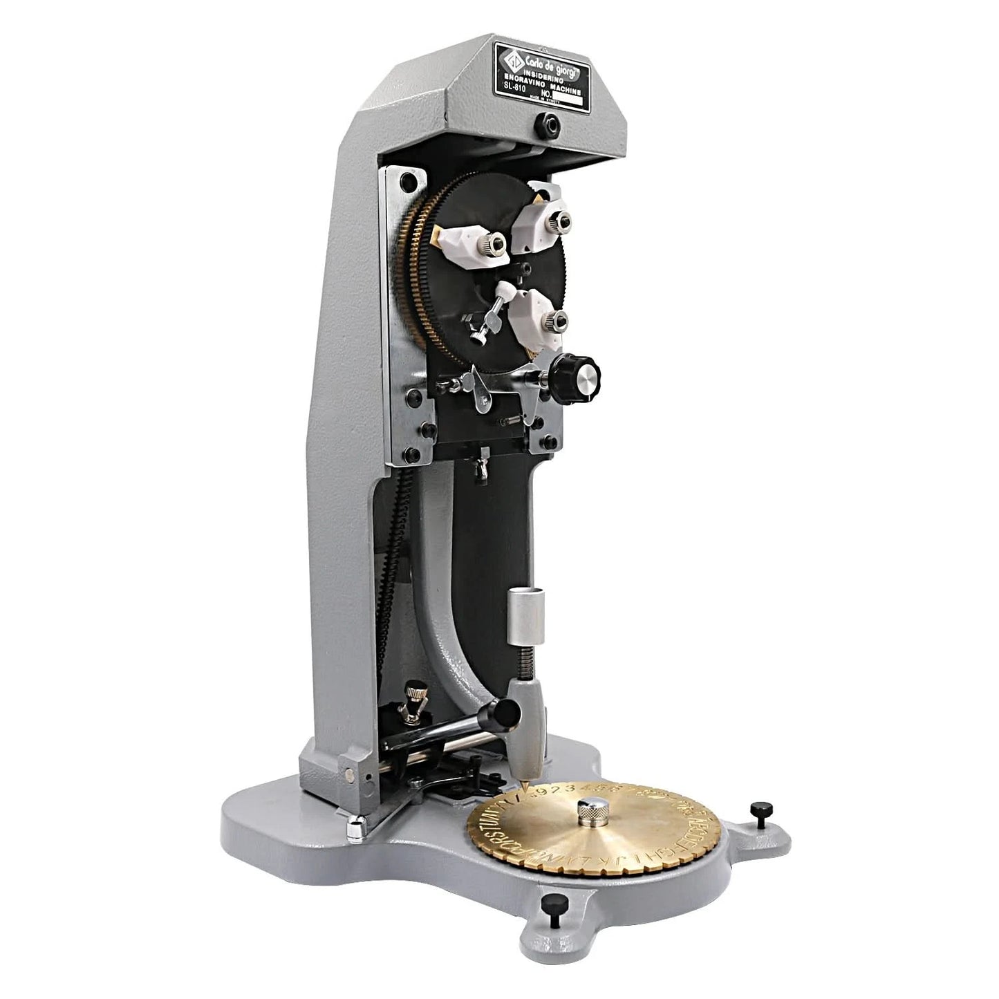 NIUPIKA Ringinnengravurmaschine Standard-Buchstabenblock Wählrad Plotter Gold Silber Schmuck DIY Werkzeuge Graviermaschine