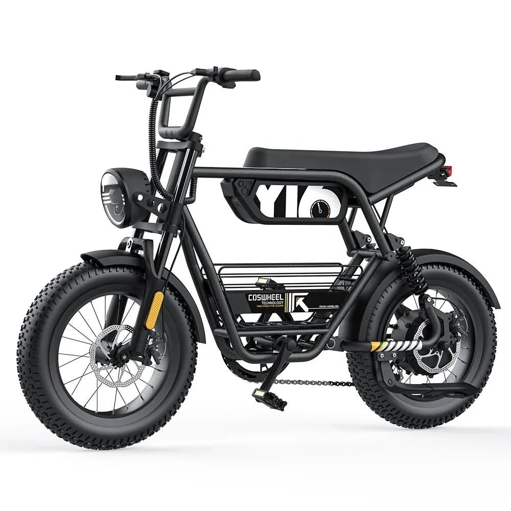 COSWHEEL Y16 Fat Tire Elektrofahrrad 16 Zoll E-Bike Preis 750W 1000W 15Ah Elektro-Hybridfahrrad Anpassbar 250W Motor Elektrofahrrad