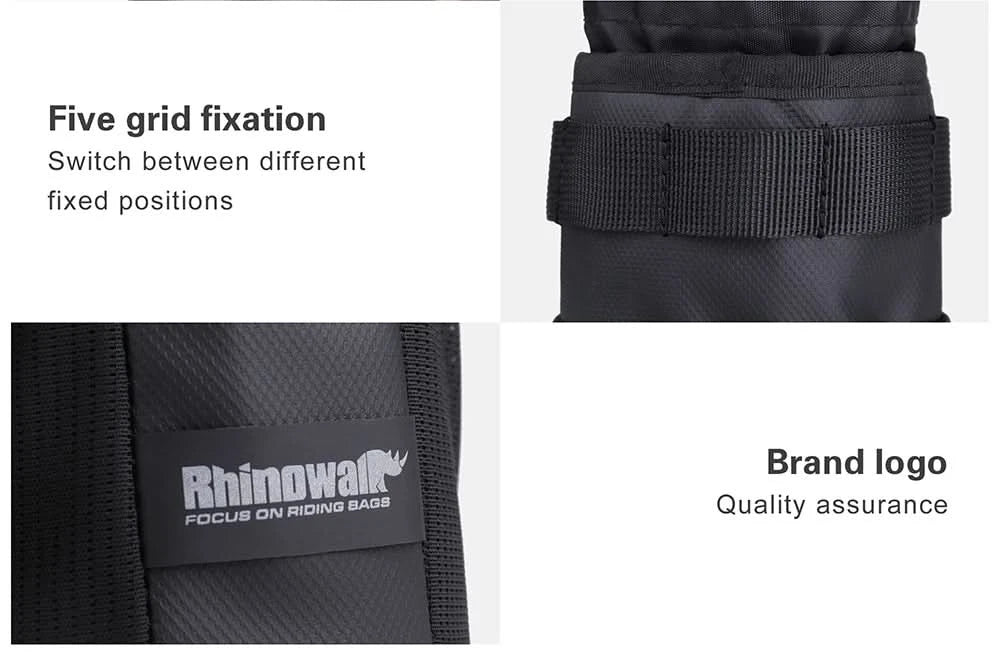 Rhinowalk Fahrradtasche Fahrrad-Flaschenhalter Tasche MTB Fahrrad Isoliert Wasserkocher Tasche Reiten Lenker 1 Stk oder 2 Stk Zubehör