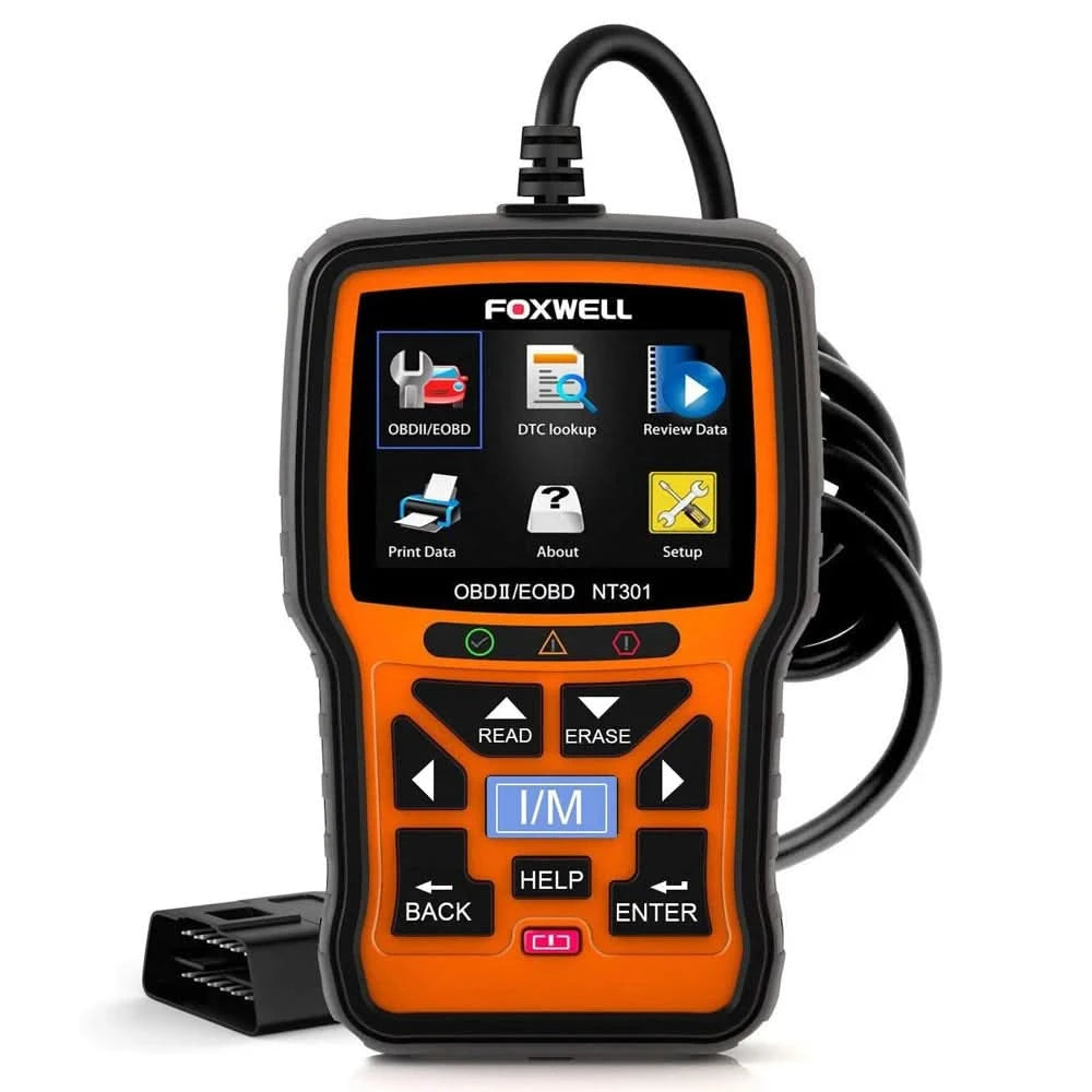 FOXWELL NT301 OBD2 Scanner Motorkontrollleuchte Code-Lesegerät Professioneller ODB2 OBD2 Fahrzeugdiagnosescanner Auto-Diagnosetools PK ELM327