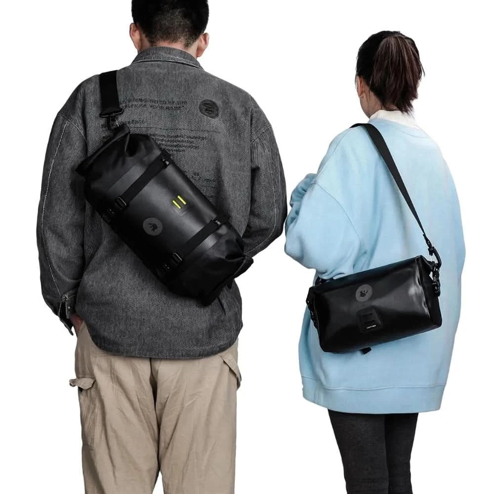 Rhinowalk Fahrradtasche Lenkertasche Wasserdicht Vordertasche Fahrradtasche MTB Multifunktionale Portable 12L MTB Rennrad Lenkertasche