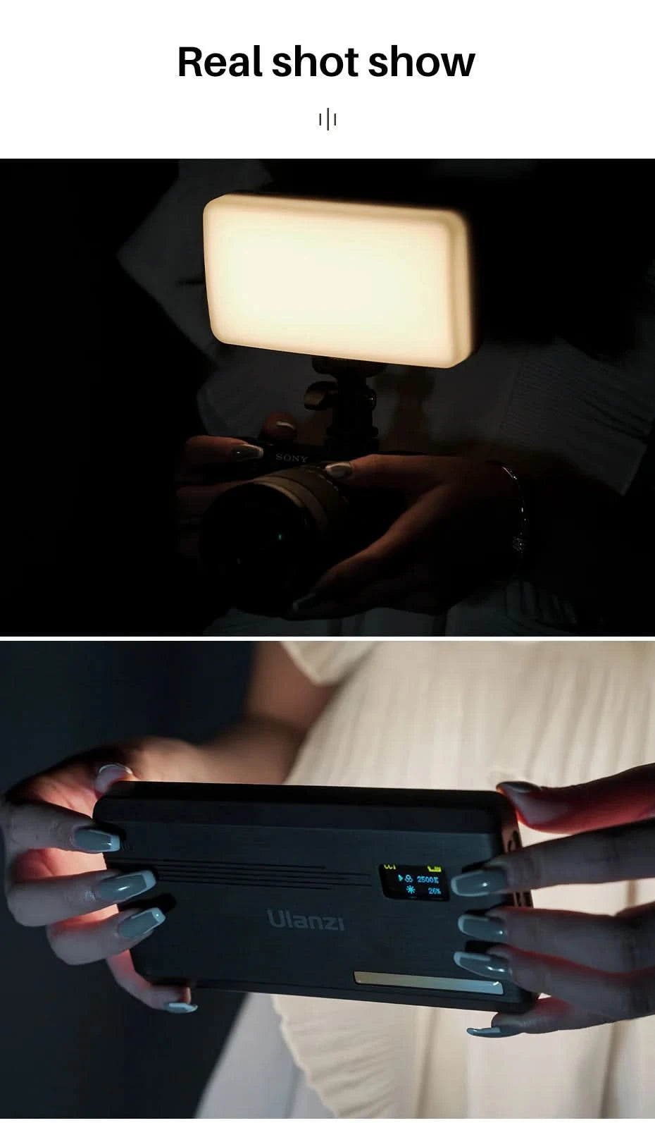 Ulanzi VIJIM VL81 VL200 3200k-5600K Dimmbare Mini-LED-Videoleuchte für Smartphone-SLR-Kameras, wiederaufladbar, Vlog, 3000mAh, Aufhelllicht