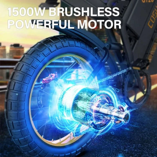 COSWHEEL GT20 Snow E Bike EU Warehouse IMPORT ELECTR BIKE Electric Assist Bicycle Fat Tire Electric Bikes US Stock 28mph Ebike