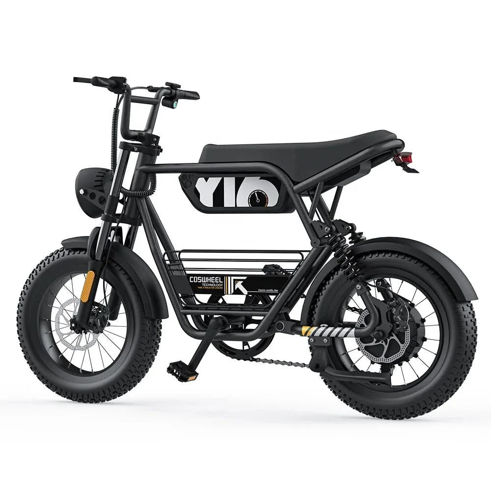 COSWHEEL Y16 16 Zoll 1000W Motorrad mit 2 Rädern EU US Lager Günstiges Fahrrad E-Bike Meistverkauftes E-Bike