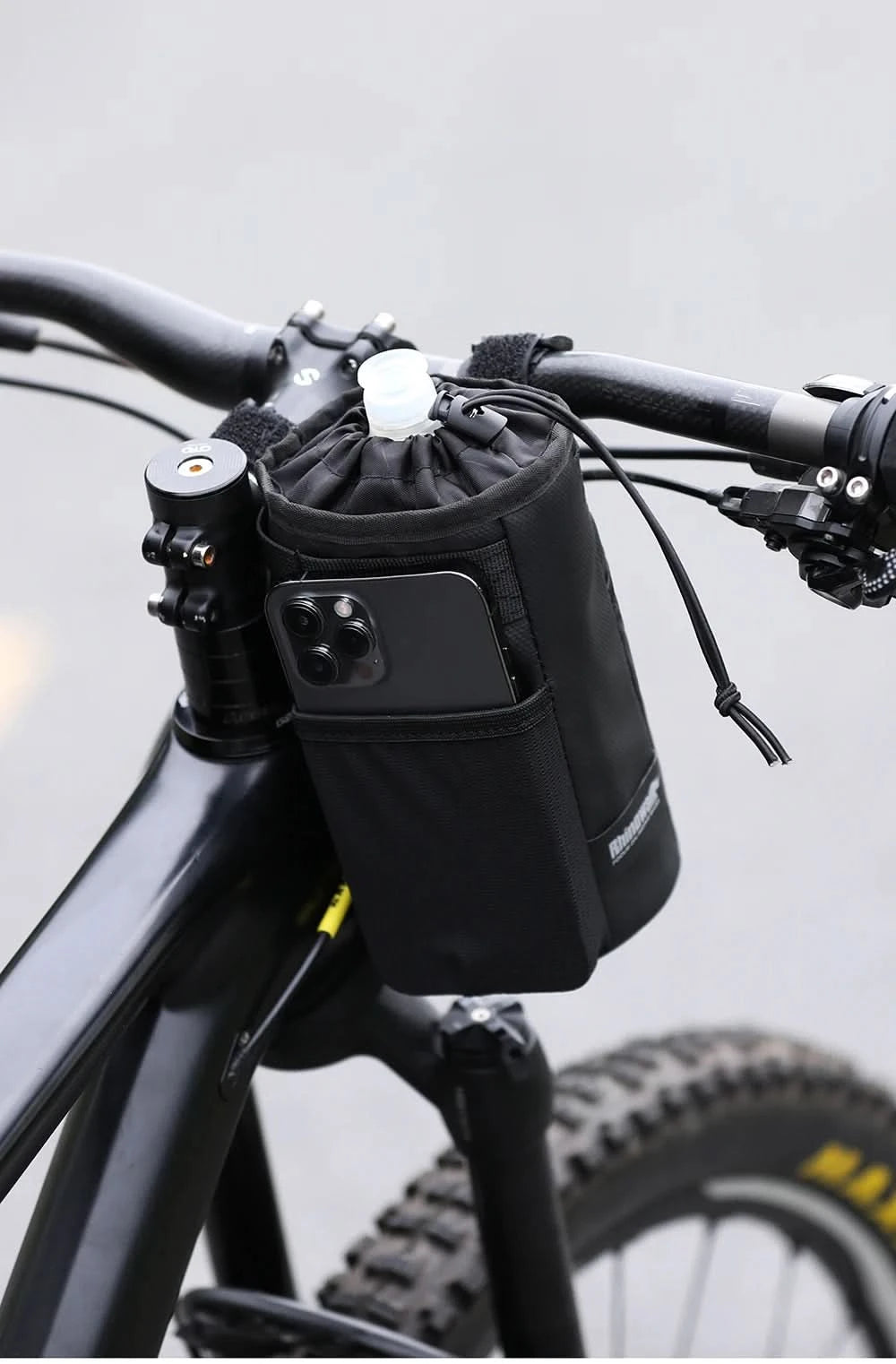 Rhinowalk Bicycle Bag Cycling Water Bottle Carrier Pouch MTB Bike Insulated Kettle Bag Riding Handlebar 1pc or 2pcs Accessories