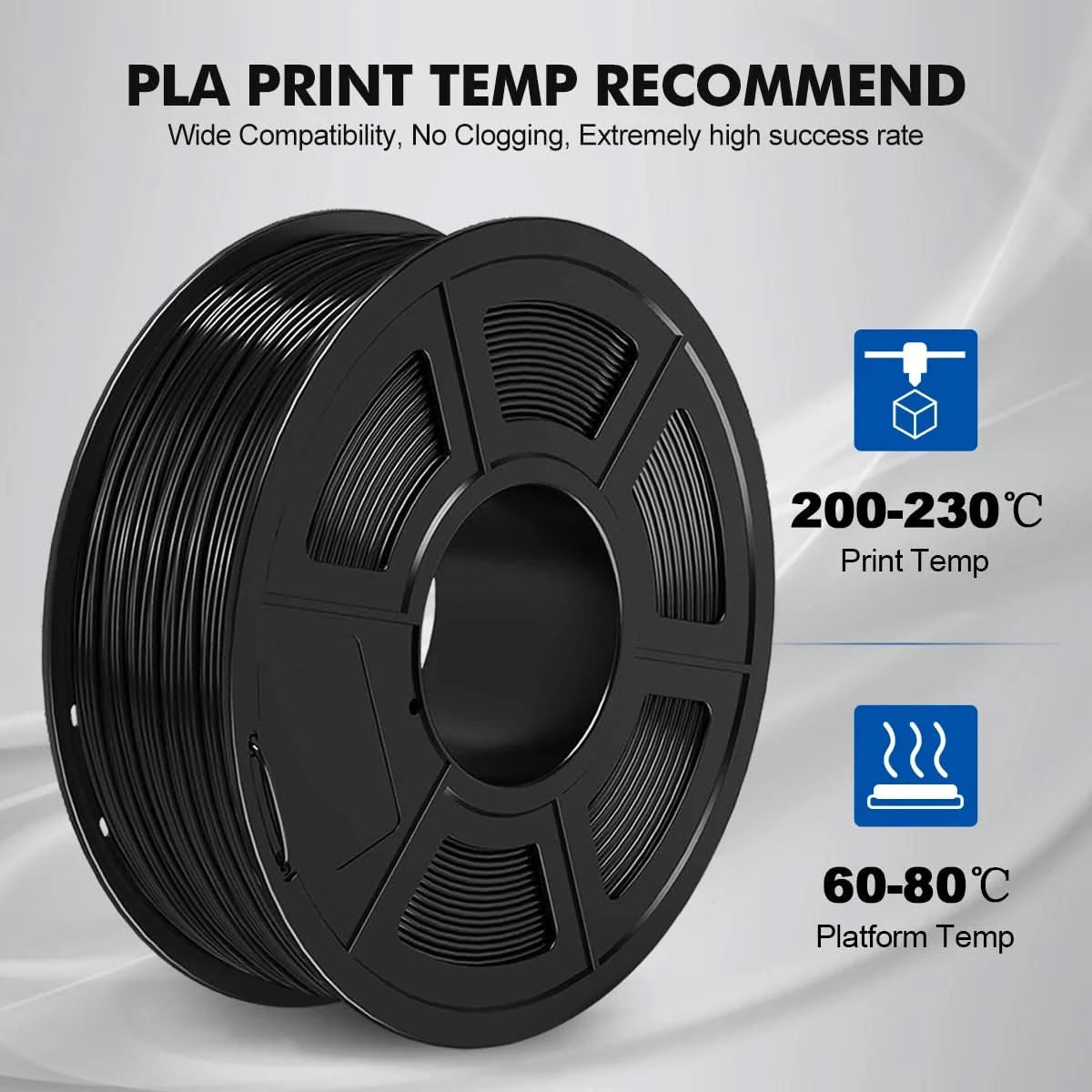 JAYO PETG/PLA/SILK/PLA Meta/PLA+/ABS 2 Rollen 3D-Drucker-Filament 1,75 mm Kreatives Modellmaterial für Kinder für 3D-Stift-Filament
