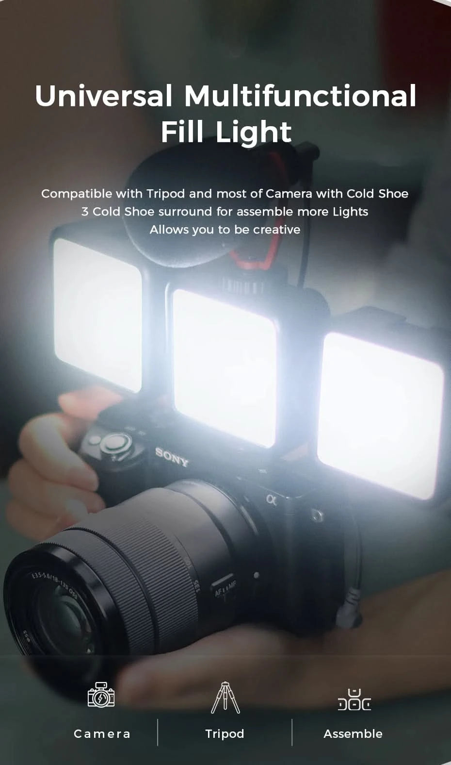Ulanzi VIJIM VL81 VL200 3200k-5600K Dimmbare Mini-LED-Videoleuchte für Smartphone-SLR-Kameras, wiederaufladbar, Vlog, 3000mAh, Aufhelllicht