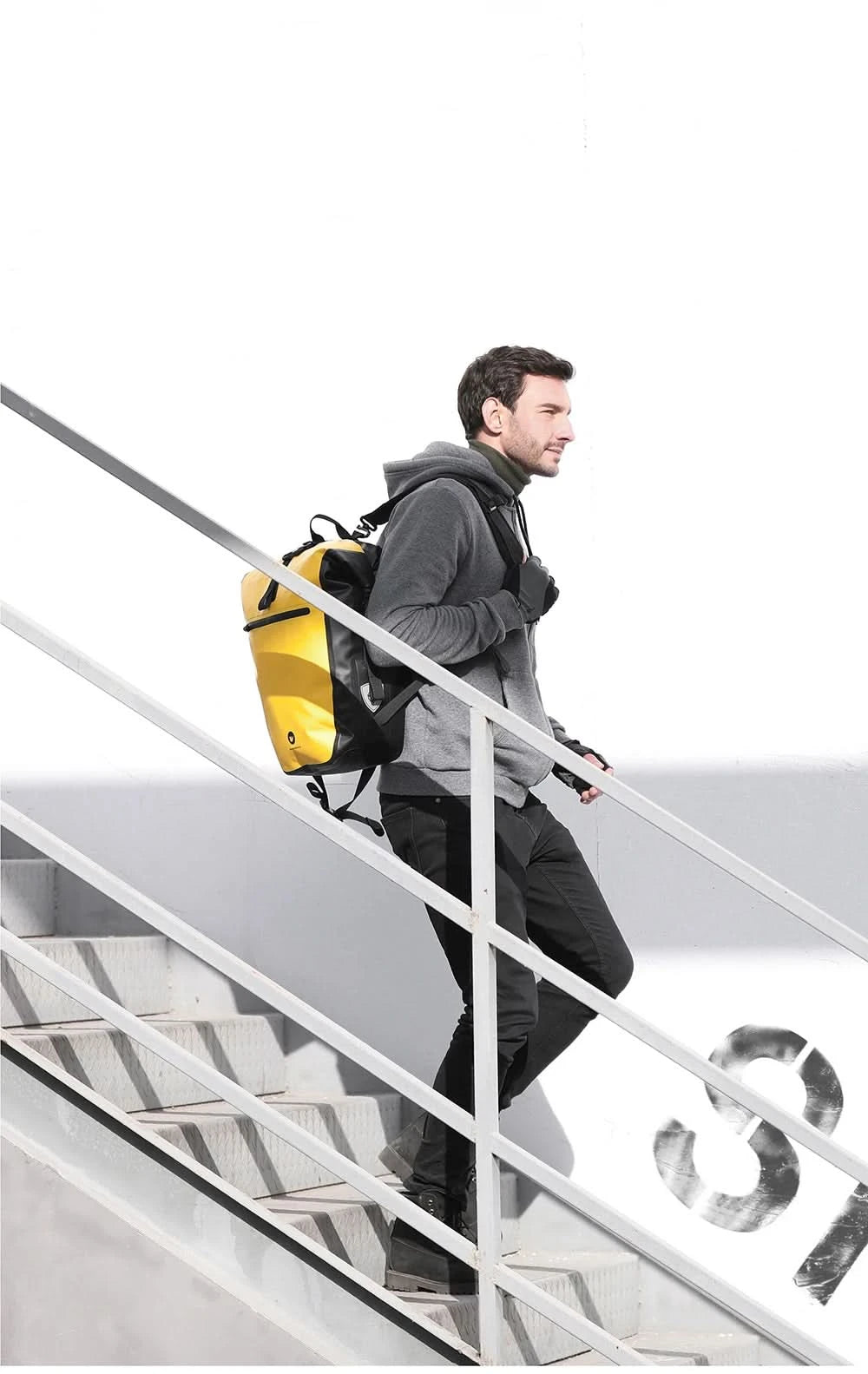 Rhinowalk Fahrradtasche & Gepäckträgertasche, 100 % wasserdicht, 27 l großes Fassungsvermögen, multifunktionale Gepäckträgertasche, Fahrradtaschen