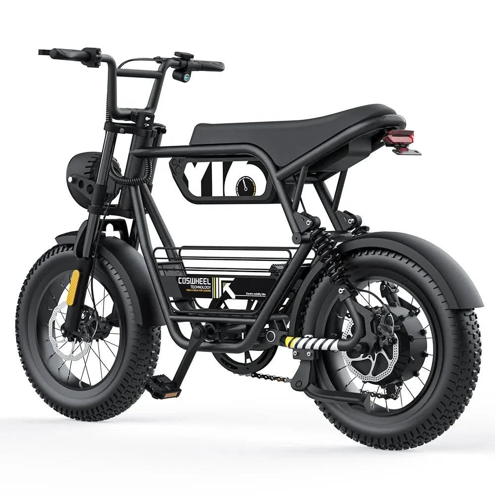EU US Warehouse Ready Stock COSWHEEL Y16 Ebike 1000W E Fat Tyre Bike Cycle E Bicycle Snow Ebike 45 Kmh