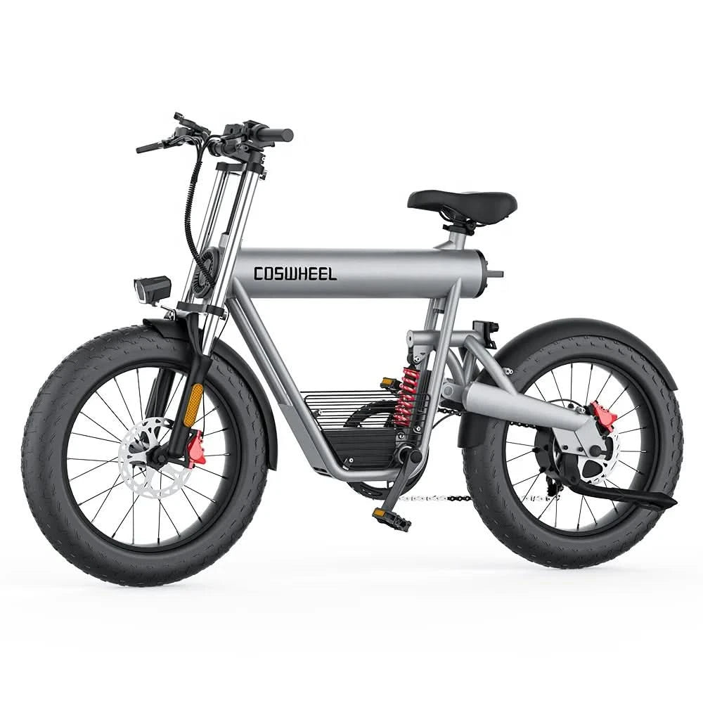 COSWHEEL T20 20AH Ultralanglebiger Lithium-Akku Hohe Kapazität Essenslieferung Elektro-Citybike 50 km/h Langstrecke für Erwachsene