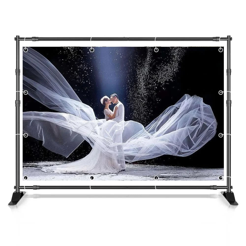 SH Double-Crossbar Backdrop Background Stand Frame Support System For Photography Photo Studio Video Muslin Green Screen