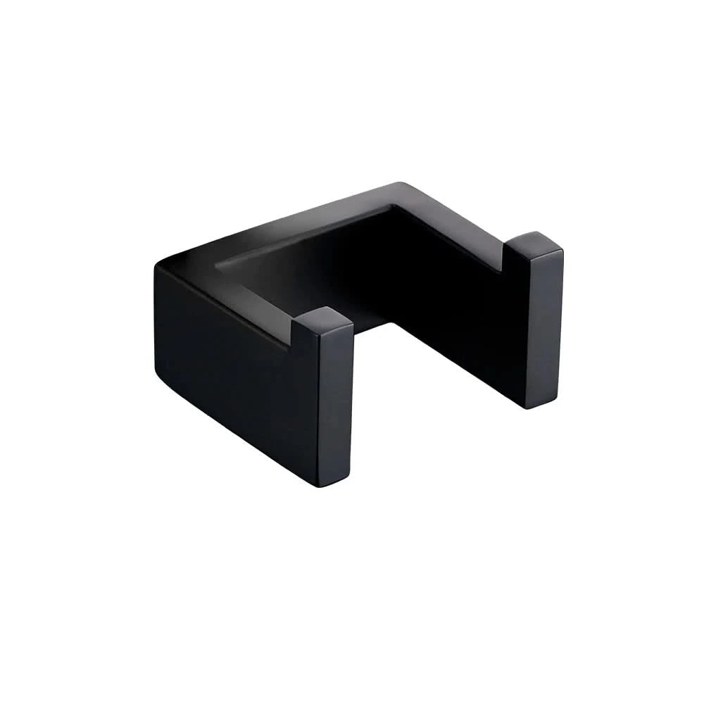 Stainless Steel Black Wall Mounted Screw Hook Paper Holder Towel/ Tissue Holder Towel Bar Bathroom Accessories