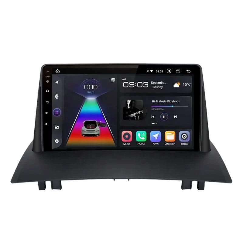 Junsun V1 EU Stock Wireless CarPlay Android Auto Car Radio Navigation for Renault Megane 2 2002-2009 Accessories Navigation 2007
