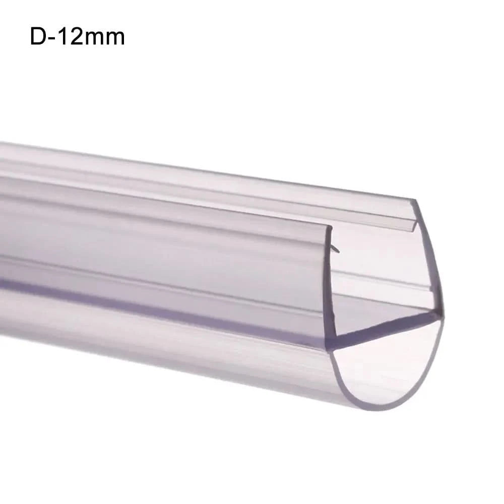 Bath Shower Screen Door Seal Strip 4 to 12mm Seal Gap Window Door Weatherstrip Door Protective Strip Bathroom Hardware