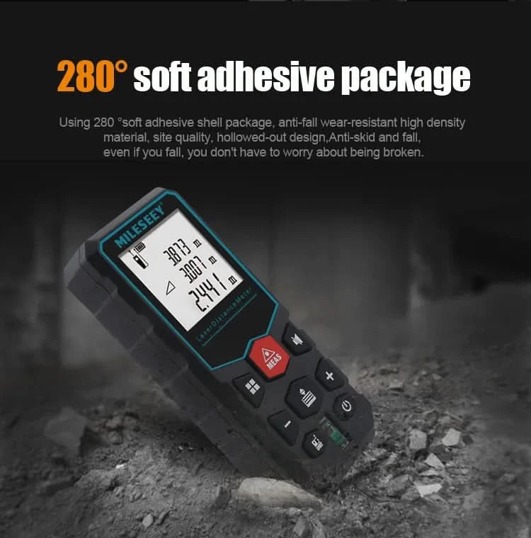 MILESEEY X5 Laser-Distanzmessgerät 40M 50M 60M 80M 100M 120M Laser-Entfernungsmesser Meterlaser