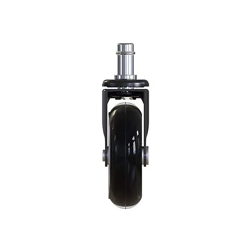 5PCS KAK 3" Universal Mute Wheel Office Chair Caster Replacement 60KG Casters Rubber Soft Safe Roller Furniture Wheel Hardware