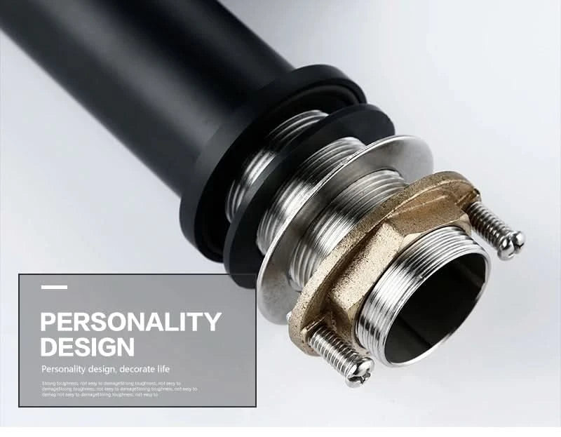 Smesiteli Kitchen Faucets Round Matte Black Brass Single Handle Single Hole 360 Degree Swivel Mixer Sink Tap Pull Out Down Taps