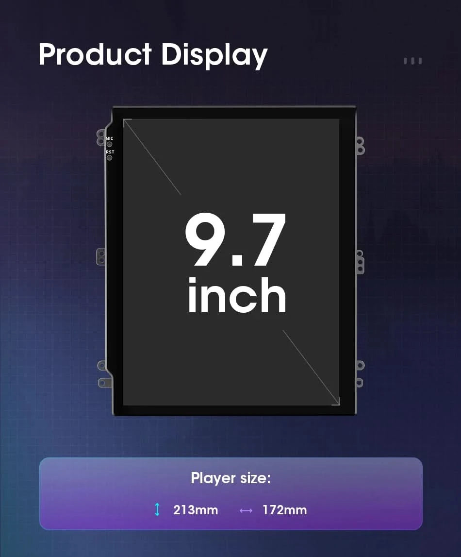 Srnubi 2 Din 9.7" Android 12 Carplay Car Radio for Ford Focus 3 Mk 3 2011 2012 - 2019 Multimedia Player 2Din GPS Auto Stereo DVD