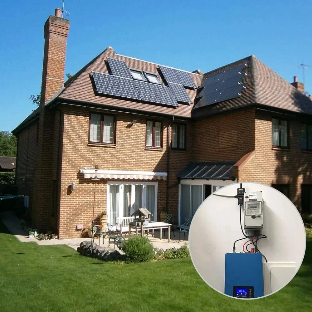 Y&H 2000W Solar Grid Micro Inverter Battery Discharge Power Mode With Limiter Sensor PV DC 45-90V AC 220V MPPT Solar Converter
