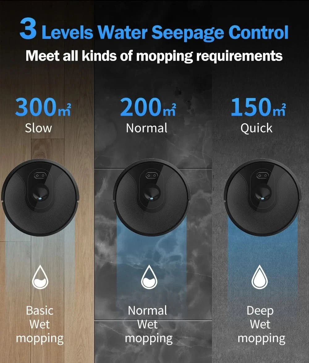 Robot Vacuum Cleaner ABIR X6 ,Visual Navigation,APP Virtual Barrier,6000PA Suction,Smart Home Mop,Floor Carpet Washing Tool