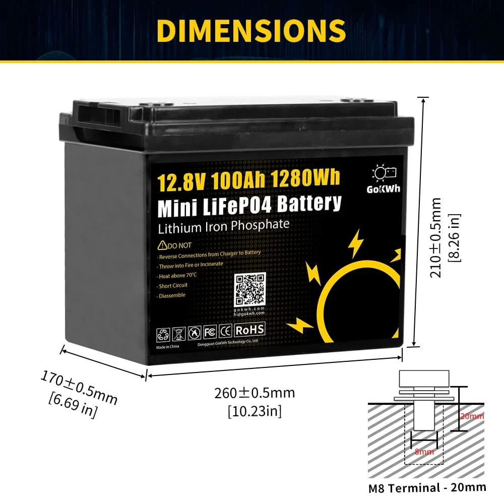 Kundenspezifisches OEM ODM Logo 12V 24V 100Ah 200Ah Lifepo4 BYD 12.8V 25.6V Lithium-Eisenphosphat Camping Auto Wohnmobil Solar Speicherbatterie