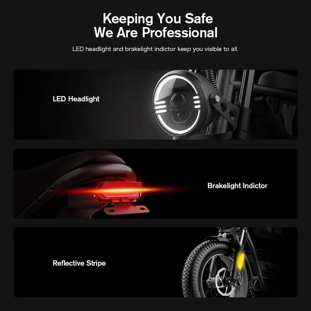 EU US Warehouse Ready Stock COSWHEEL Y16 Ebike 1000W E Fat Tyre Bike Cycle E Bicycle Snow Ebike 45 Kmh