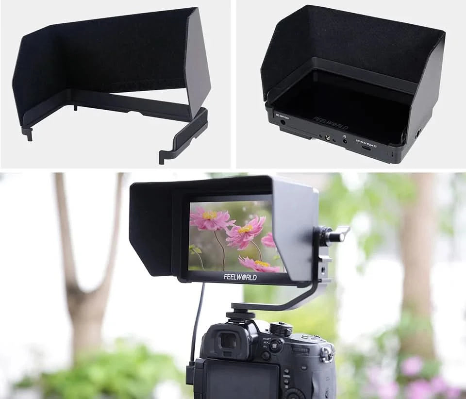 FEELWORLD F5 Pro V4 6 Zoll DSLR-Kamera-Feldmonitor Touchscreen 3D LUT FHD1920 1080 4K HDMI Video Fokusassistent für Gimbal