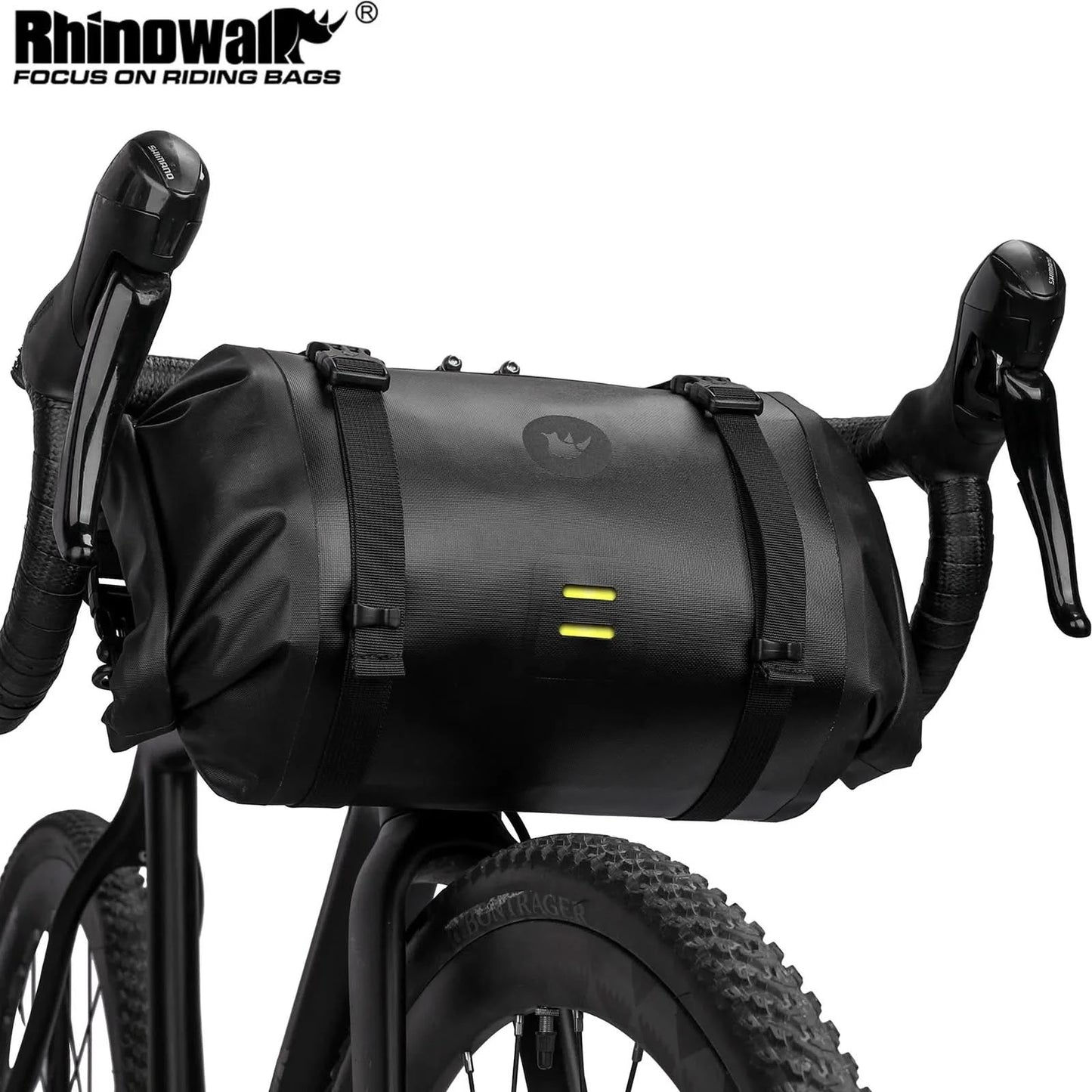 Rhinowalk Fahrradtasche Lenkertasche Wasserdicht Vordertasche Fahrradtasche MTB Multifunktionale Portable 12L MTB Rennrad Lenkertasche